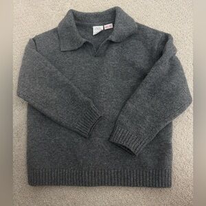 Zara boys gray polo sweater size 5/6